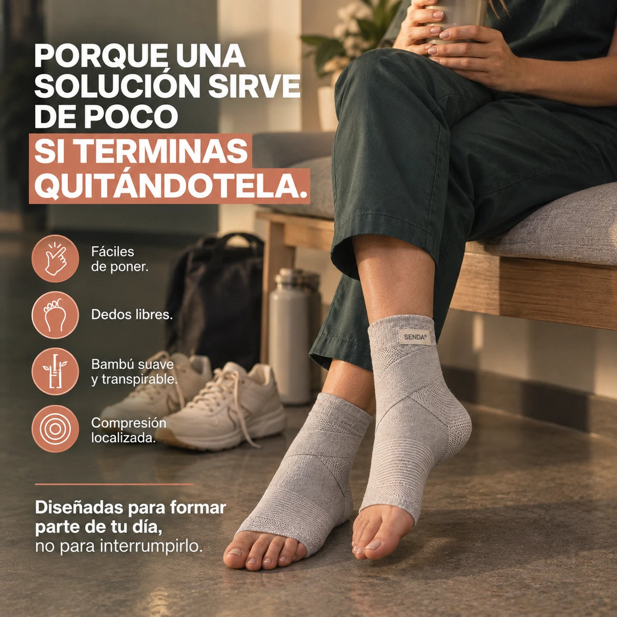 Medias de Compresión de Bambú Senda®