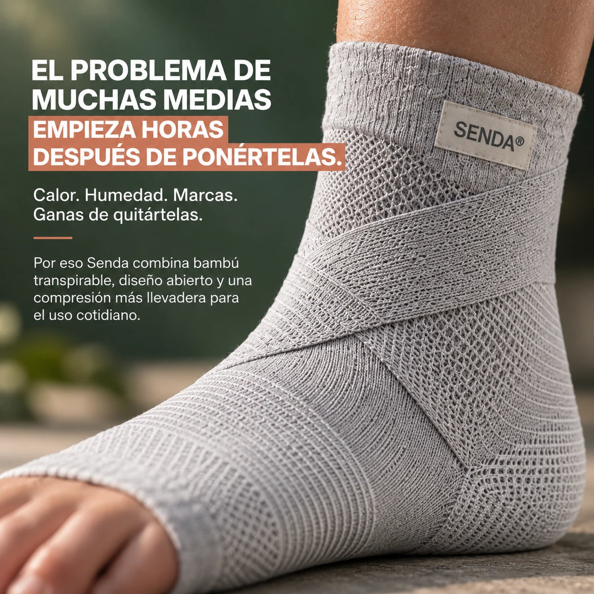 Medias de Compresión de Bambú Senda®